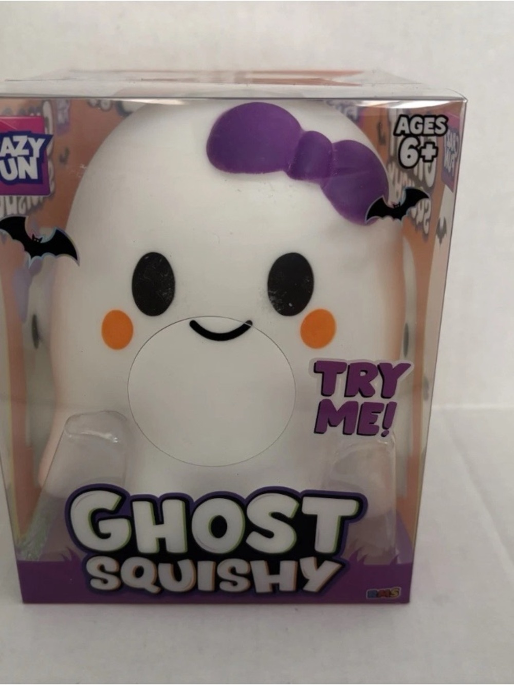 RMS Crazy Fun Squishy Ghost Girl With Bow New In Box TikTok Viral Rare HTF